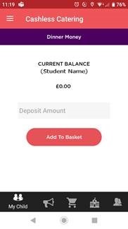 MCAS app cashless catering 2